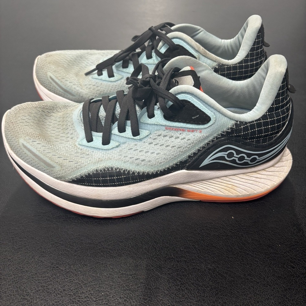 Saucony Women's Endorphin Shift 2 Running Shoe Powder Scarlet 8 US Sneakers